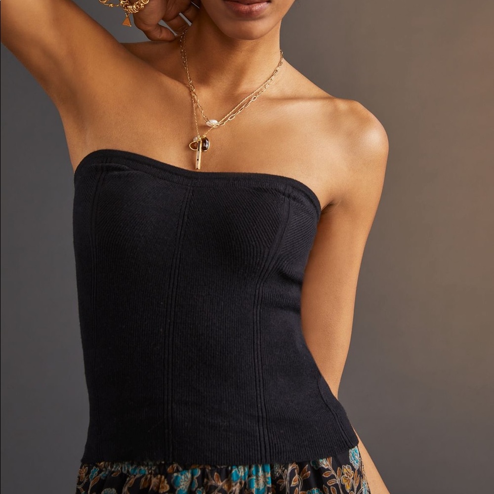 Anthropologie knit tube top